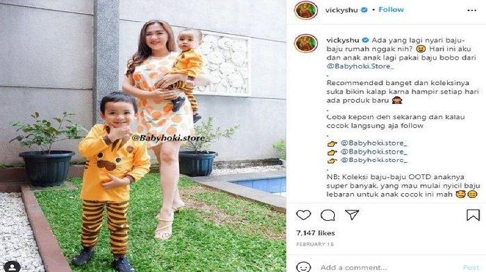 Potret Rumah artis cantik Vicky Shu kini jadi istri bangsawan Solo.