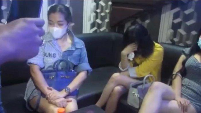 Sejumlah pengunjung terjaring razia yang dilakukan Petugas Polrestabes Medan