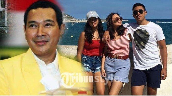 Tommy Soeharto, Tata Cahyani dan kedua anak mereka Gayanti Hutami dan Dharma Mangkuluhur