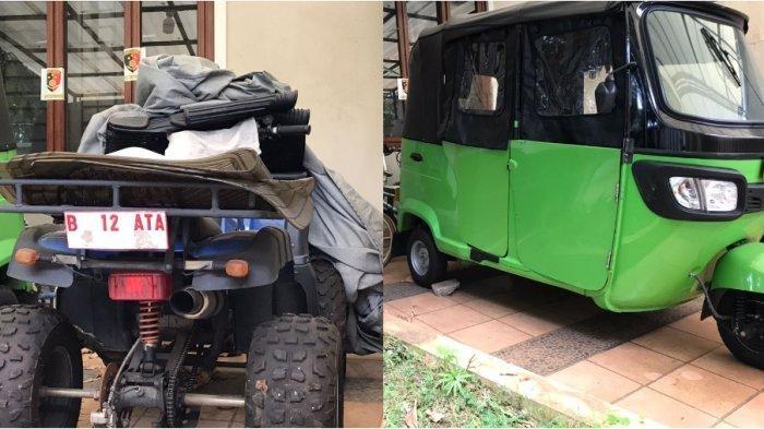 Ada beberapa kendaraan yang terparkir di garasi rumah dinas Ferdy Sambo di Komplek Polri Duren Tiga, Pancoran, Jakarta Selatan, Senin (29/8/2022). (TRIBUNJAKARTA.COM/ANNAS FURQON HAKIM)