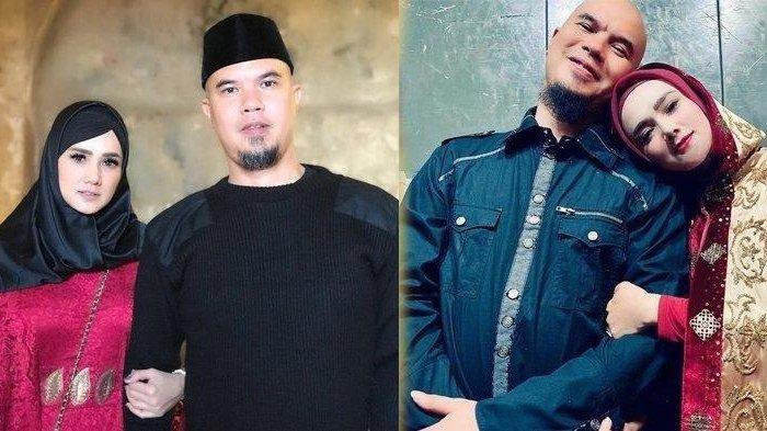 Ahmad Dhani dan Mulan Jameela berfoto bersama.