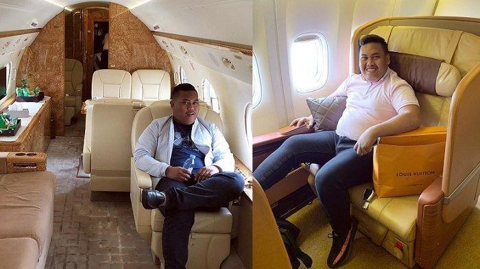 Ajudan Pribadi sedang naik jet pribadi