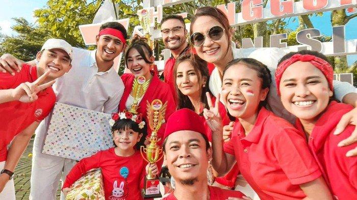 Amanda Manopo, Arya Saloka, dan pemain Ikatan Cinta rayakan HUT ke-76 RI