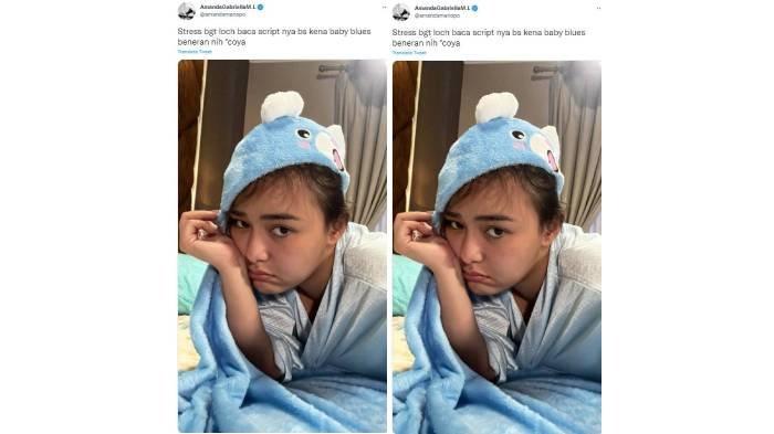 Amanda Manopo curhat di Twitter soal cerita Ikatan Cinta