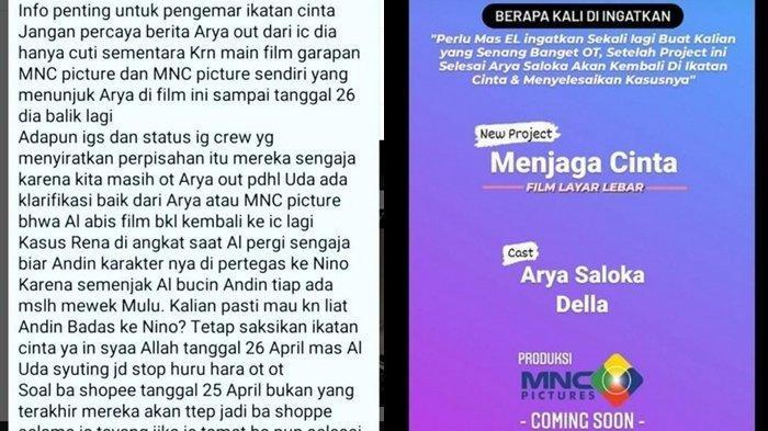 Arya Saloka Tetap Main di Sinetron Ikatan Cinta