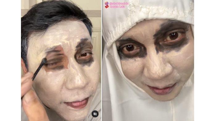 Ayah ingin takuti anak dengan prank hantu