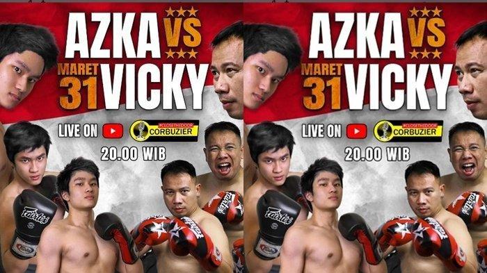 Azka Corbuzier dan Vicky Prasetyo akan beradu tinju