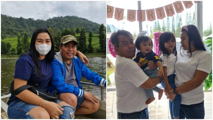 Bopak Castello dengan istri barunya dan dua putrinya