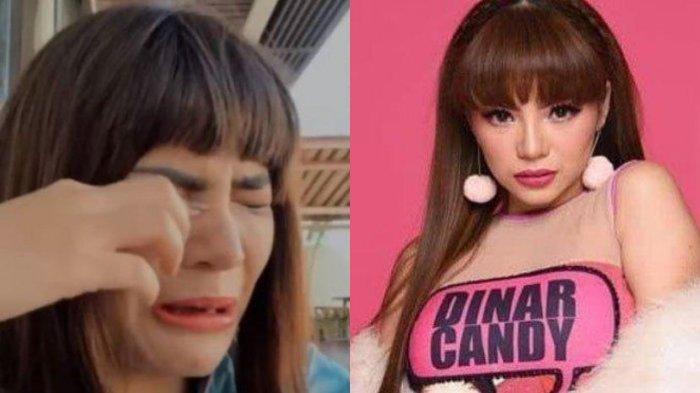 Dinar Candy nangis