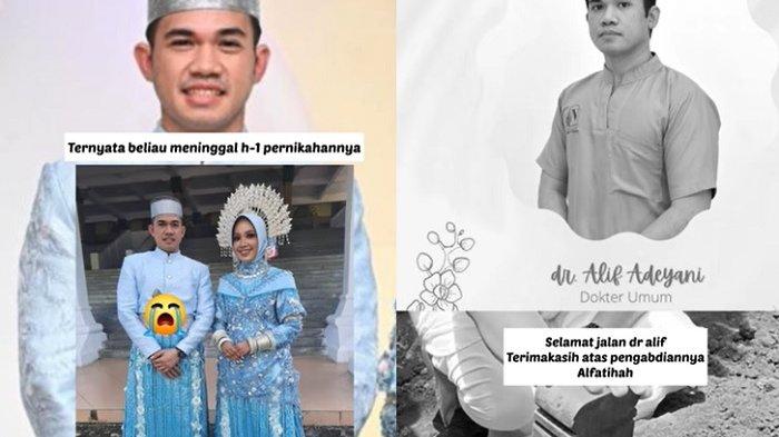 Dokter Alfi Adeyani meninggal dunia di hari pernikahan, kerabat dan teman berduka