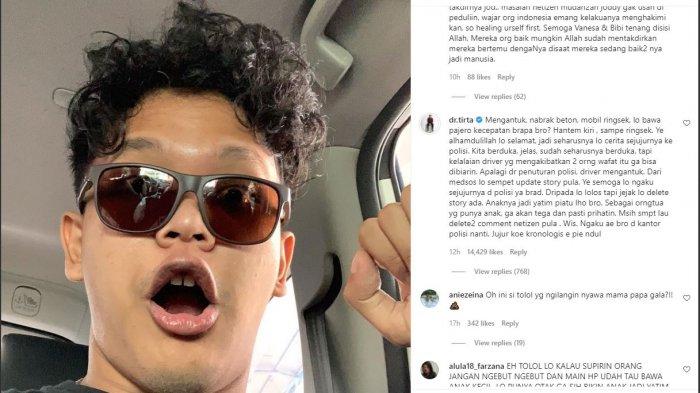 Dokter Tirta geram dengan ulah sopir Vanessa Angel