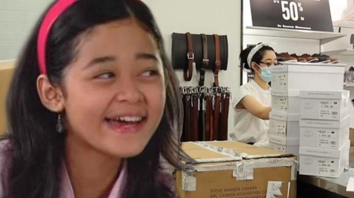 Dulu artis, Gisela Cindy kini jadi pegawai toko sepatu di Kanada.
