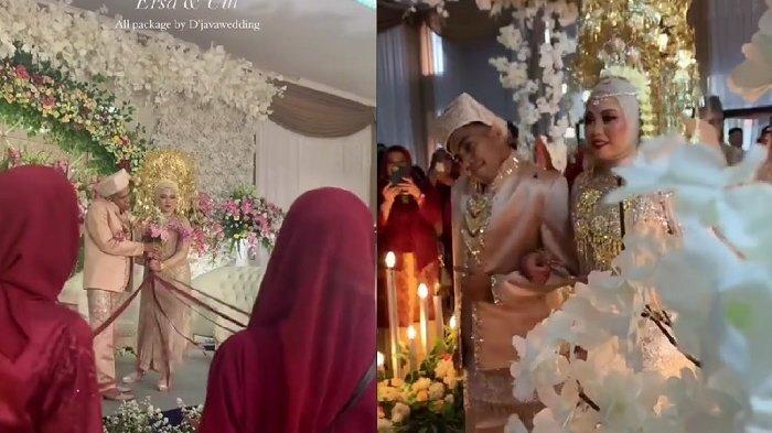 Pernikahan Ersa dan Uul viral di media sosial