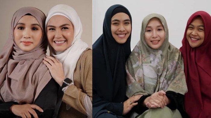 Fatimah dengan para artis BA produknya
