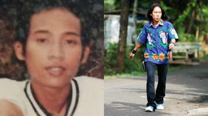 Foto jadul artis dan komedian Denny Cagur.