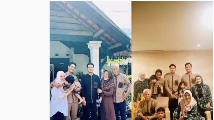 Foto lebaran Arya Saloka dan Putri Anne