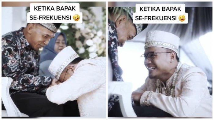 Gagal jadi haru, ayah dan pengantin pria malah ketawa saat acara sungkeman