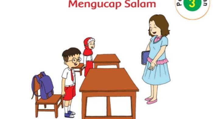 Gambar mengucap salam