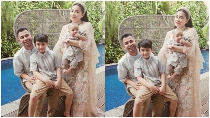 Gaya kembaran baju lebaran ala keluarga Raffi Ahmad