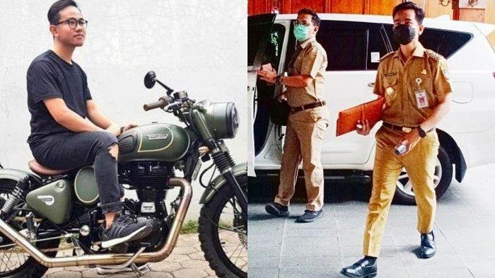 Gaya kontras Gibran Rakabuming Raka hari pertama ngantor di Balai Kota Solo