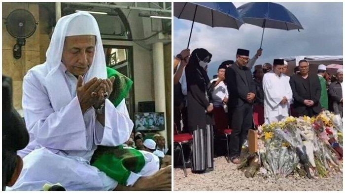 Habib Luthfi bin Yahya ziarah ke makam Eril didampingi Ridwan Kamil.