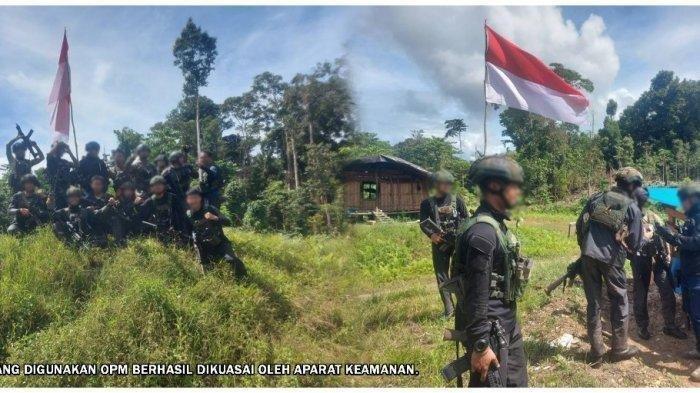 Ilustrasi, Pasukam Marinir yang tergabung dalam Satgas Nemangkawi menduduki markas KKB di Sorong Timur hingga bendera merah putih pun berkibar lagi di sarang KKB.