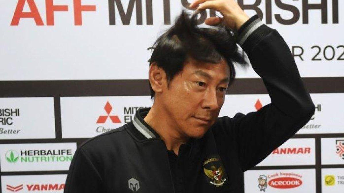 Ilustrasi Shin Tae-yong Kecewa dengan Timnas Indonesia.