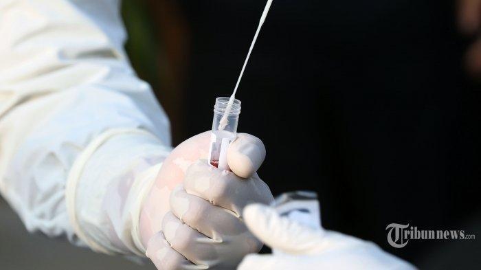 Ilustrasi swab tes