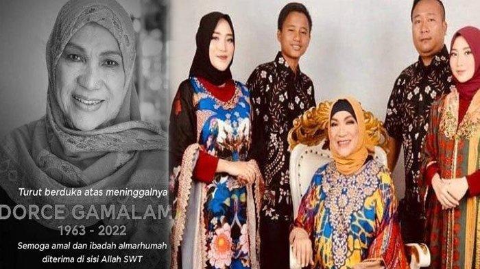 Ini potret kenangan Dorce Gamalama bersama keempat anak angkatnya
