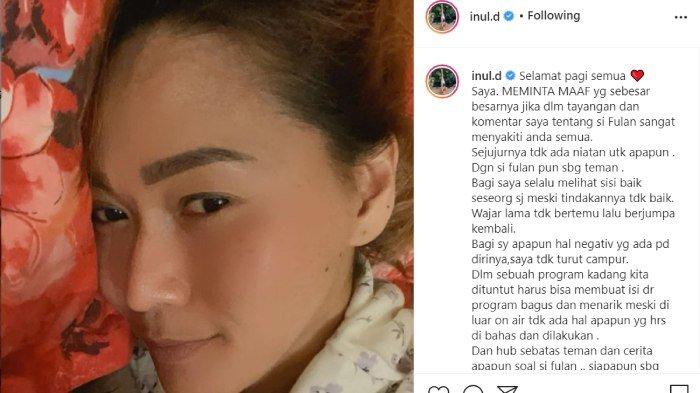 Inul Daratista minta maaf soal komentarnya terkait kebebasan Saipul Jamil