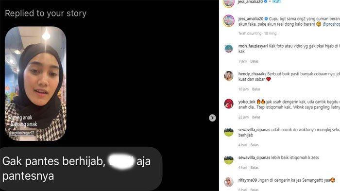Jess Amalia geram dicibir tak pantas pakai hijab