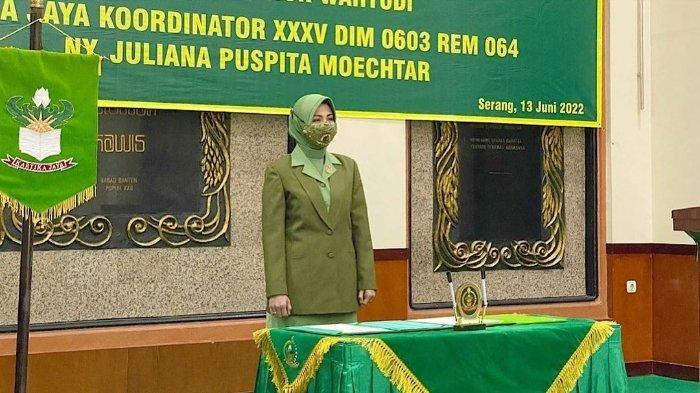 Juliana Moechtar dilantik menjadi anggota Persit