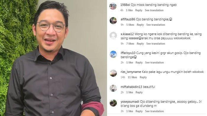 Instagram Pasha Ungu saat diserbu netizen.
