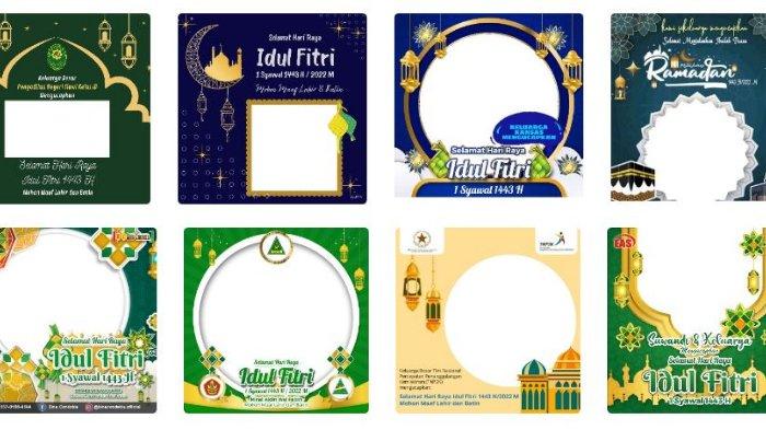 Kompilasi Twibbon selamat Hari Raya Idul Fitri 1443 H.