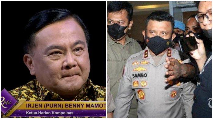 Kompolnas, Benny Mamoto geram ketipu dengan siasat licik Ferdy Sambo