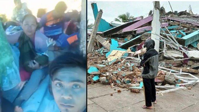 Kondisi warga di posko pengungsian korban gempa di Majene