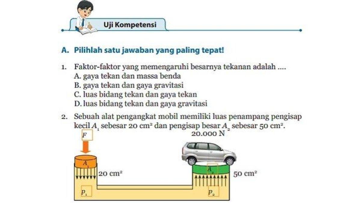 Kunci Jawaban IPA Kelas 8 SMP Halaman 38, 39, 40 dan 41: Uji Kompetensi Semester 2