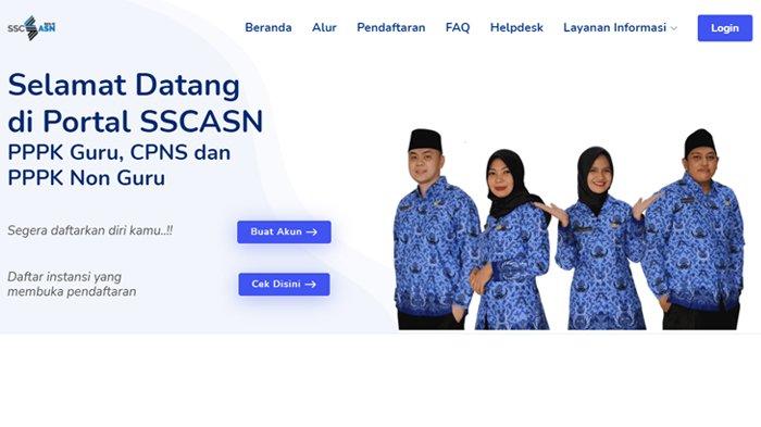 Laman utama SSCASN