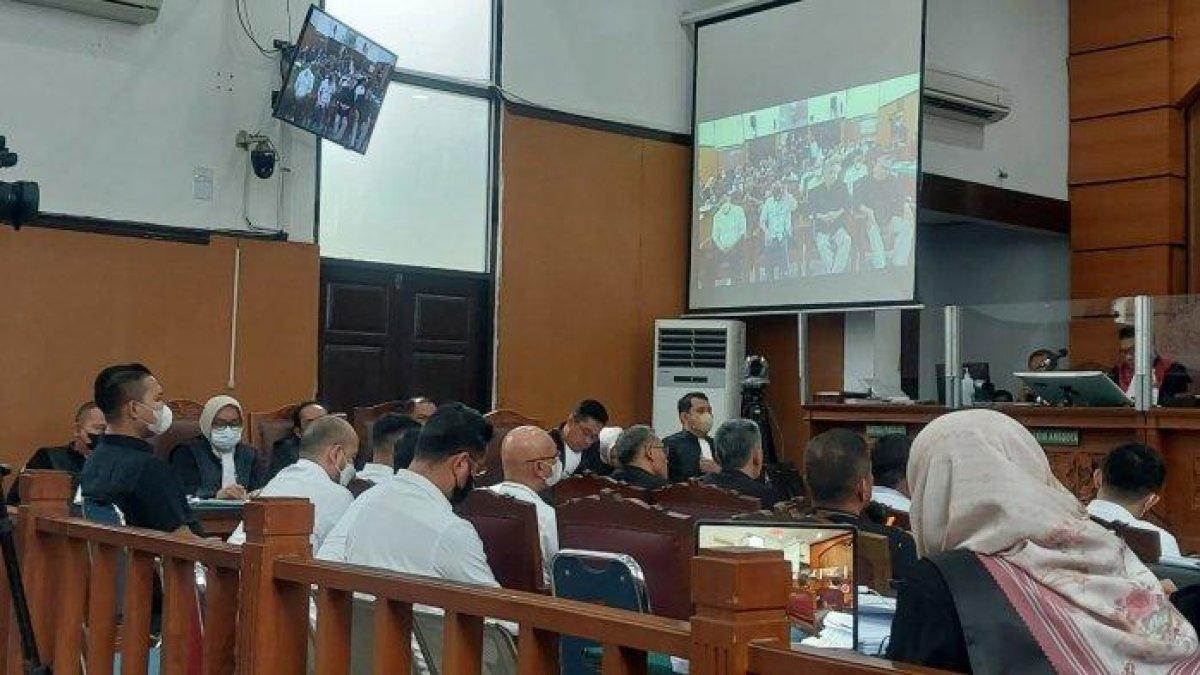 Mantan Kabag Gakkum Provos Propam Polri, Kombes Susanto Haris bersaksi dalam sidang Ferdy Sambo di Pengadilan Negeri Jakarta Selatan, Selasa (6/12/2022).