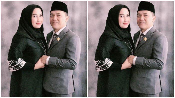 Melinda bersama sang suami Adi Kurnia Setiadi.