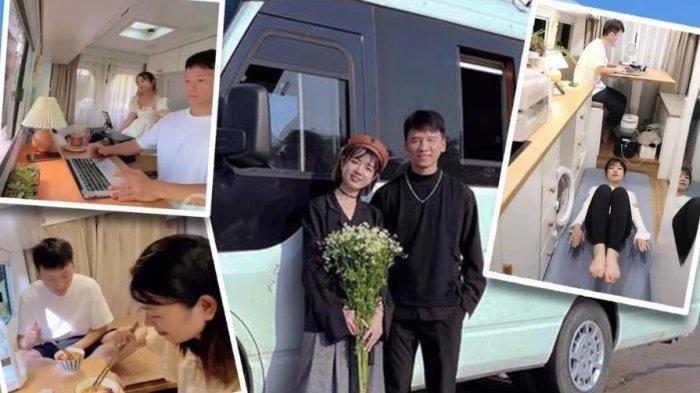 Pasangan muda memilih tinggal di mobil van dibanding menyewa apartemen
