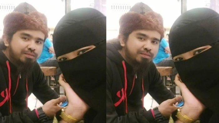 Penampilan Nyai Ehan saat menggunakan cadar
