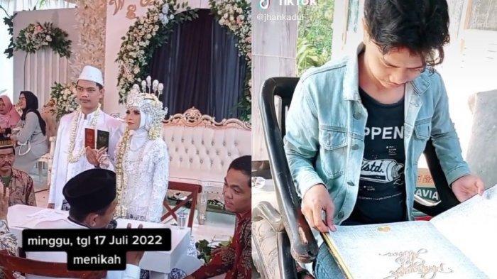 Pengantin wanita meninggal dunia setelah dua hari menikah, momen suami lihat hasil foto pernikahan bikin sedih.