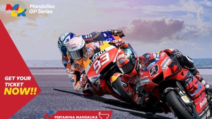 Pengumuman penjualan tiket MotoGP Mandalika 2022.
