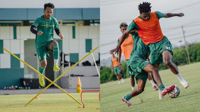 Persiapan skuad Persebaya Surabaya jelang lawatan ke markas Arema FC.