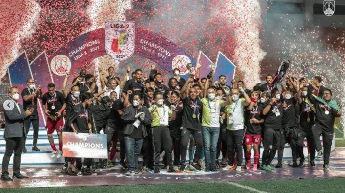 Persis Solo rayakan kemenangan lolos Liga 1