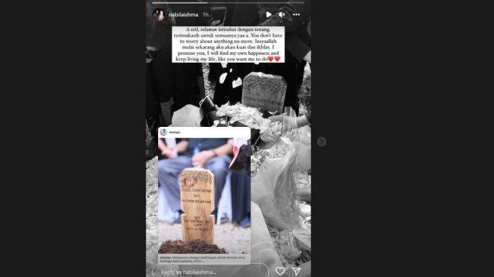 Pesan dan janji terakhir Nabila Ishma kepada Eril