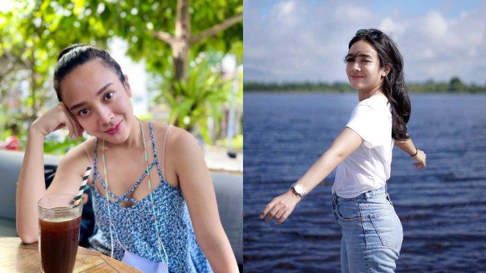 Pesona kecantikan artis Dea Ananda.