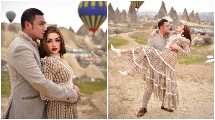Potret mesra Teuku Rafly Pasya dan Nurah di Cappadocia