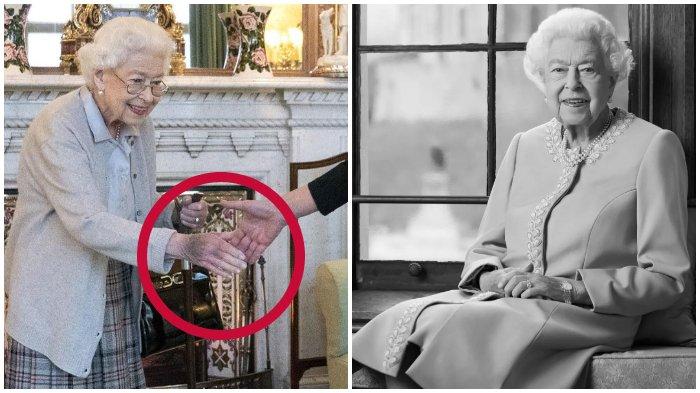 Potret terakhir Ratu Elisabeth II sebelum meninggal, tangannya tampak memar